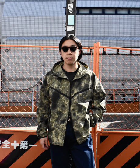 Nike Tech Woven Camo Windrunner Jacket Neutral Olive/Black