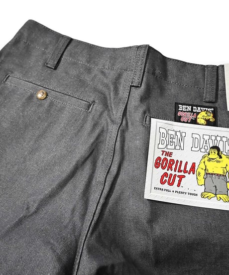 Ben Davis Gorilla Cut Pants Charcoal Denim