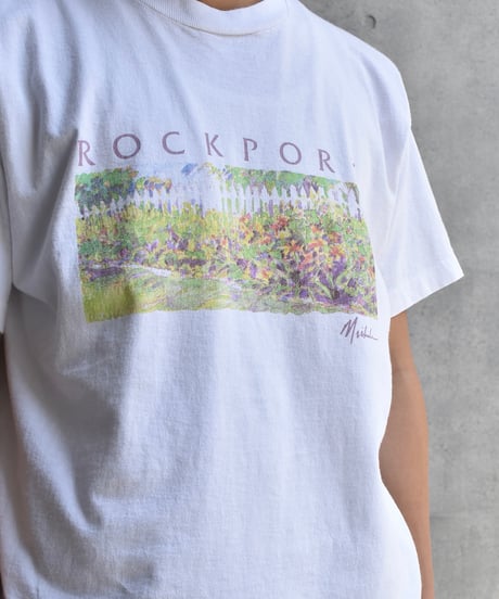 Used Flower T-Shirt "Rockport" 04-528