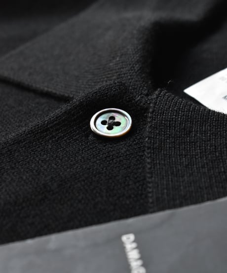 Damagedone High Gauge Merino Wool Knit Polo