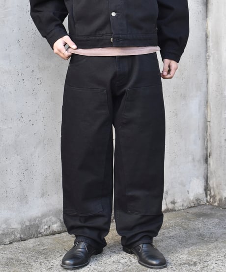 Prison Blues Double Knee Work Jean Black