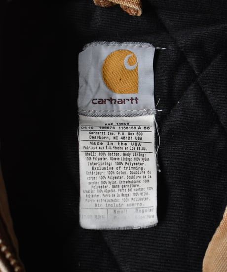 Carhartt Quilted Flannel Lined Active Jacket -5 "made in USA"