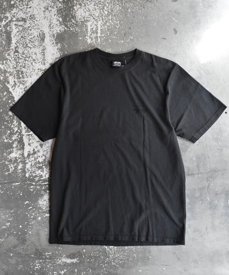 Used Stussy Logo Print S/S Tee Black 04-516