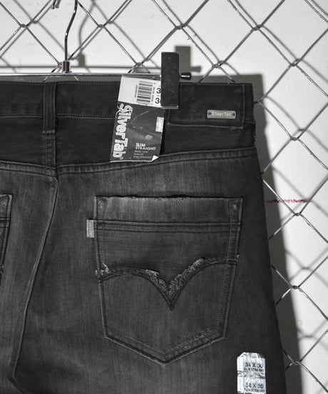 00s Deadstock Levi's Silver Tab Slim Straight Denim Pants