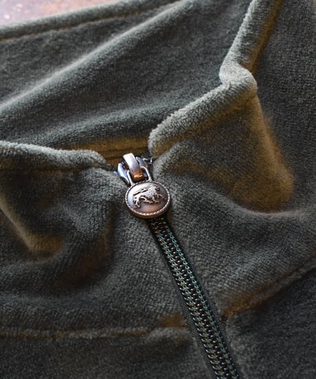 18SS Stussy Velour Paneled Track Jacket