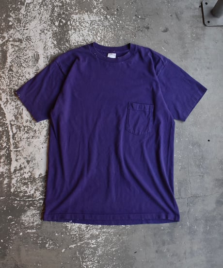 Used Gap Pocket T-shirt Made in USA Purple 04-531