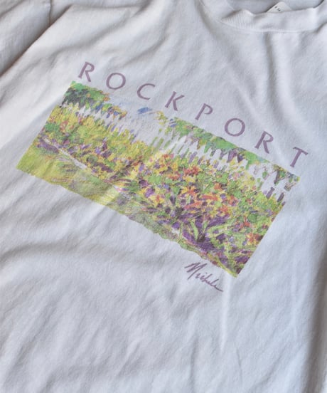Used Flower T-Shirt "Rockport" 04-528