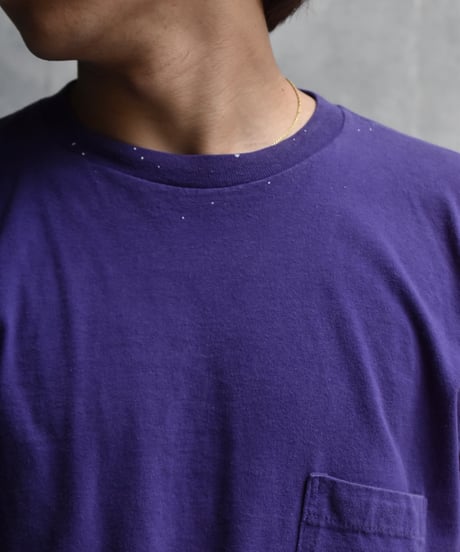 Used Gap Pocket T-shirt Made in USA Purple 04-531