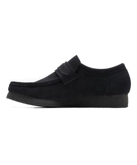 Clarks Wallabee Loafer Black Suede