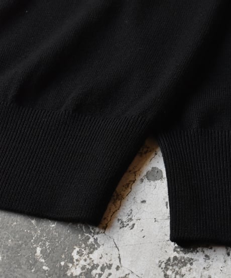 Damagedone High Gauge Merino Wool Knit Polo