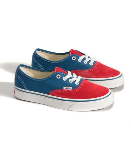 VANS Authentic Primary Racing Red Suede/Blue