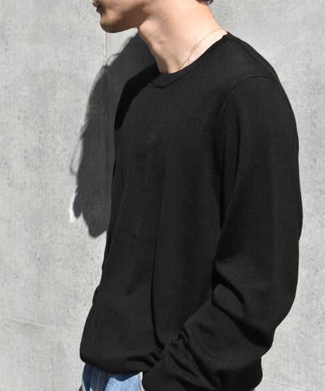 Damagedone High Gauge Merino Wool Knit Crew