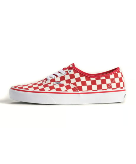 VANS Authentic Primary Check Racing Red/White