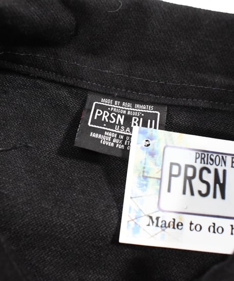 Prison Blues Denim Western Jacket Rigid Black
