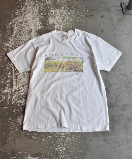 Used Flower T-Shirt "Rockport" 04-528
