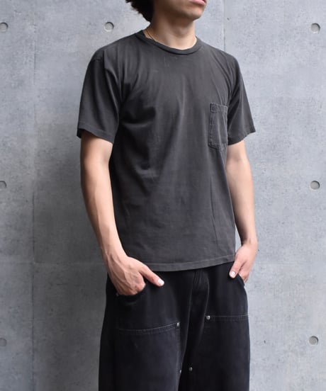 Used Gap Pocket T-shirt Made in USA Black 04-533