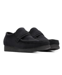 Clarks Wallabee Loafer Black Suede