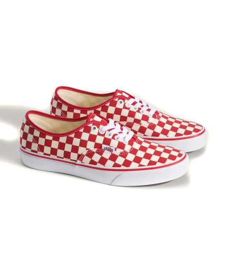 VANS Authentic Primary Check Racing Red/White
