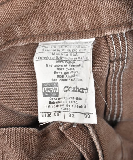 Used Carhartt Duck Double Knee Painter Pants "Made in USA" 03-208
