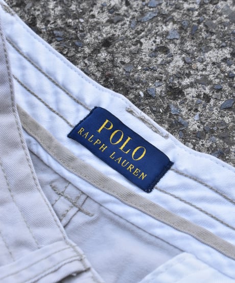 Used Polo Ralph Lauren Cargo Shorts "Ivory" 03-225
