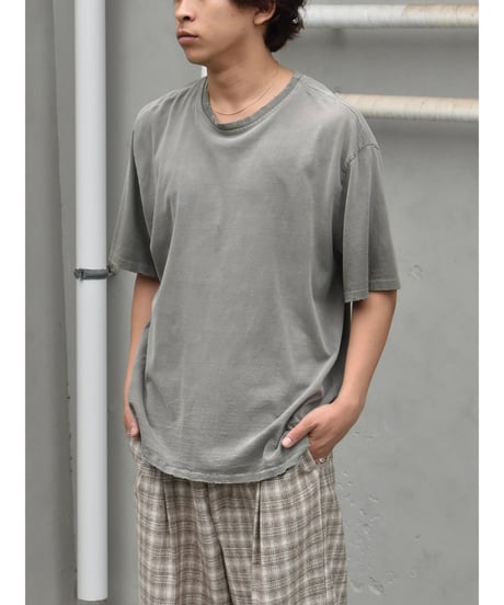 MOOJI MOOJI US Single Stitched T-Shirt Aged Olive Green