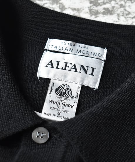 Used Wool Knit Polo -1 #Made in Australia