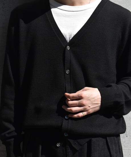 Damagedone High Gauge Merino Wool Cardigan