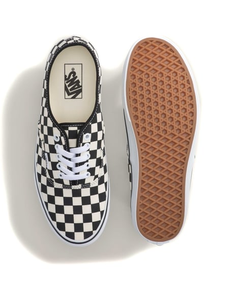 VANS Authentic Primary Check Racing Black/White