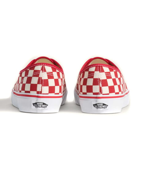 VANS Authentic Primary Check Racing Red/White