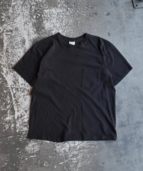 Used Gap Pocket T-shirt Made in USA Black 04-533