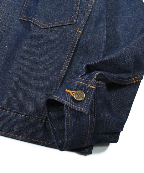 Prison Blues Denim Western Jacket Rigid Blue