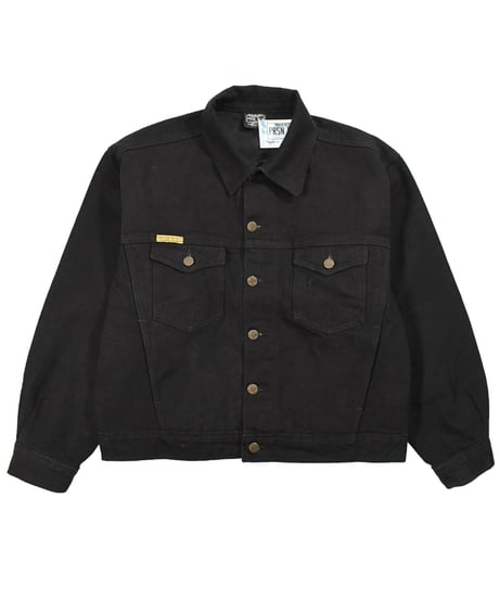 Prison Blues Denim Western Jacket Rigid Black