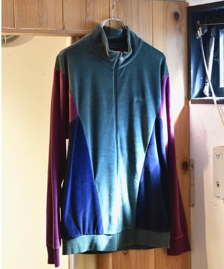 18SS Stussy Velour Paneled Track Jacket