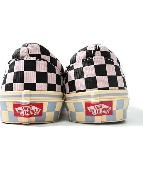 VANS Classic Slip-On Checkerboard Pale Petal Pink/Black