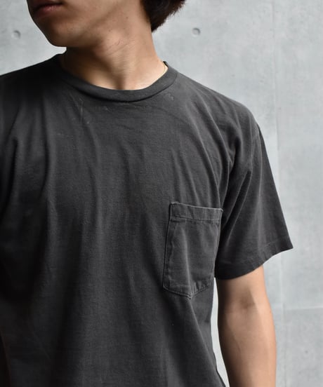 Used Gap Pocket T-shirt Made in USA Black 04-533