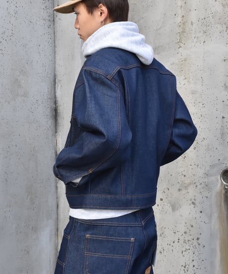 Prison Blues Denim Western Jacket Rigid Blue