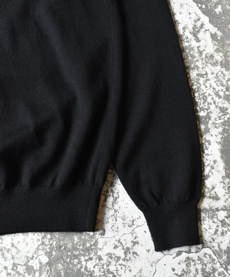 Used Wool Knit Polo -1 #Made in Australia