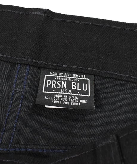 Prison Blues Double Knee Work Jean Black