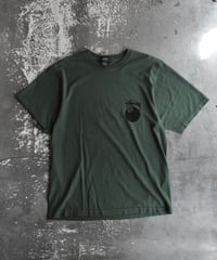 Used Stussy 8 Ball S/S Tee Pigment Dyed Green 04-521