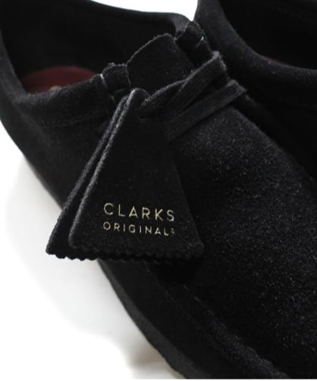 Clarks Wallabee Black Suede