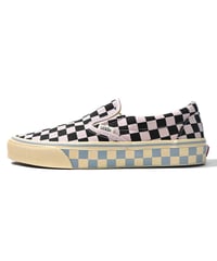 VANS Classic Slip-On Checkerboard Pale Petal Pink/Black