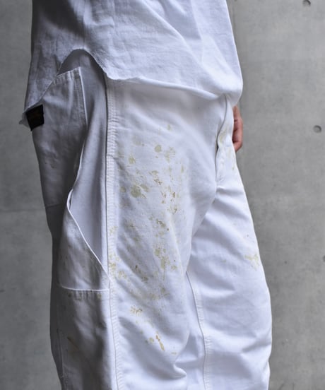 Used Stan Ray Painted Painter Pants White Made in USA 03-222