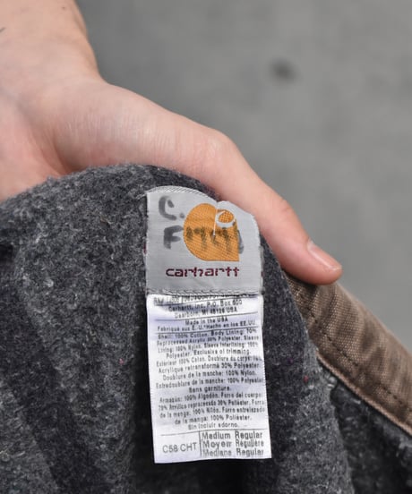 Carhartt  Duck Blanket Lined Chore Coat "Made in USA"