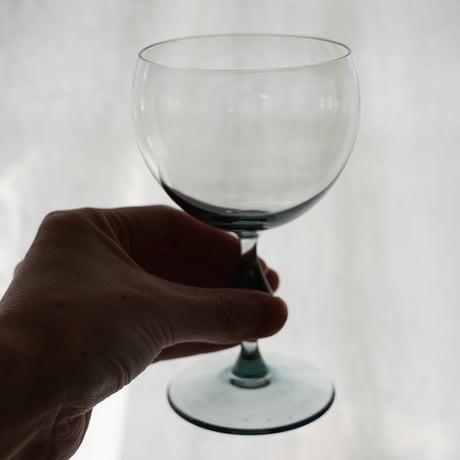 dropstem glass: 丸(SG)／ワダコーヘー