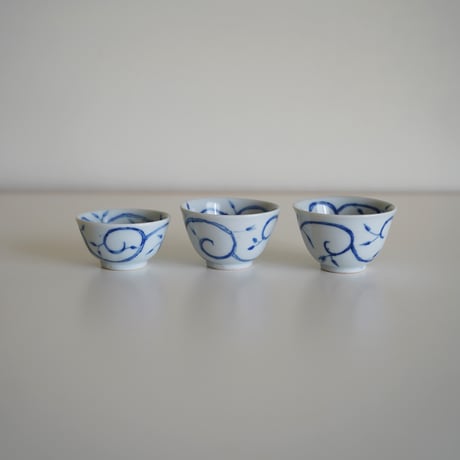 染付　杯／砂田政美
