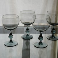 dropstem glass: 丸(SG)／ワダコーヘー