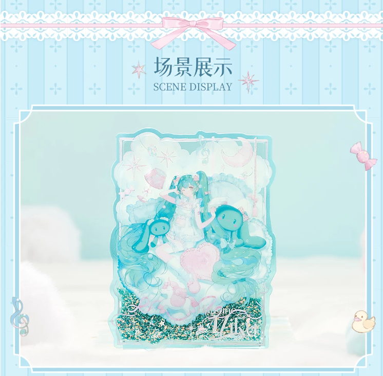 初音ミク「夢語未來」流砂アクリルブロック | Nekotani