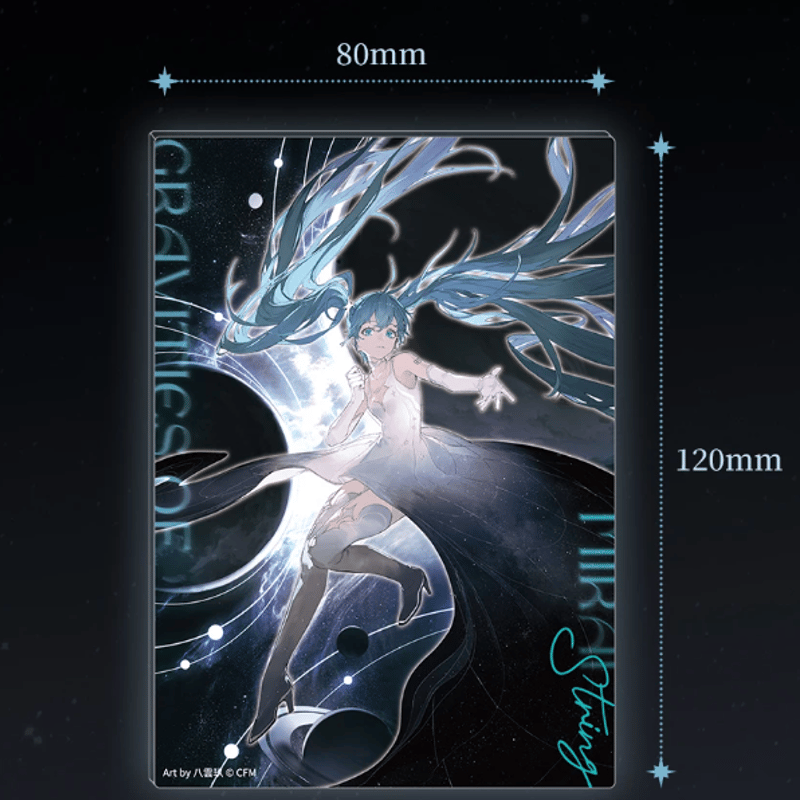 初音ミク「未來引力」アクリルスタンド・流砂アクリルブロック・缶