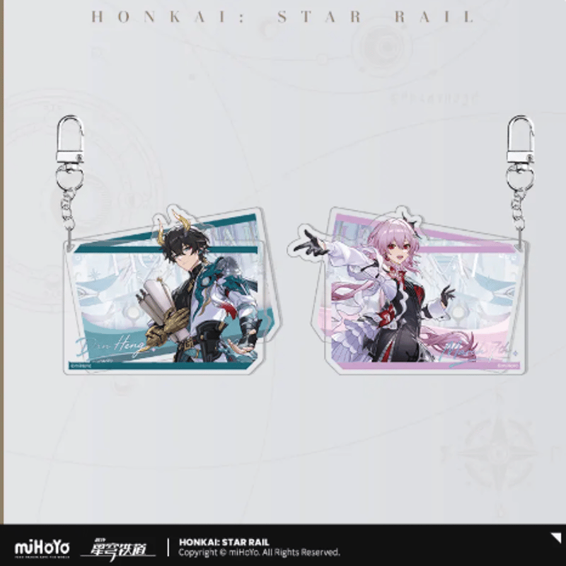 崩壊スターレイル 韓国 ポップアップ 購入特典 アクリルプレート 崩壊：スターレイル「秋季慶典シリーズ」アクリルキーホルダー | Nekotani