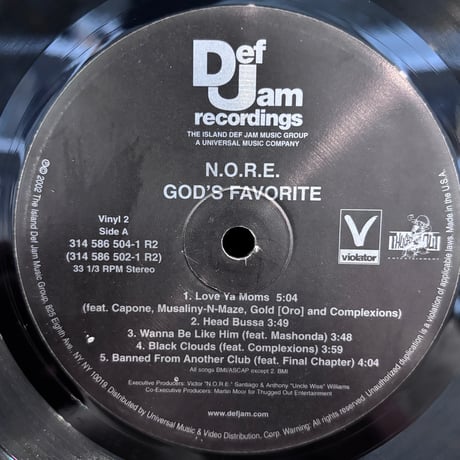 N.O.R.E. / God's Favorite (2LP)